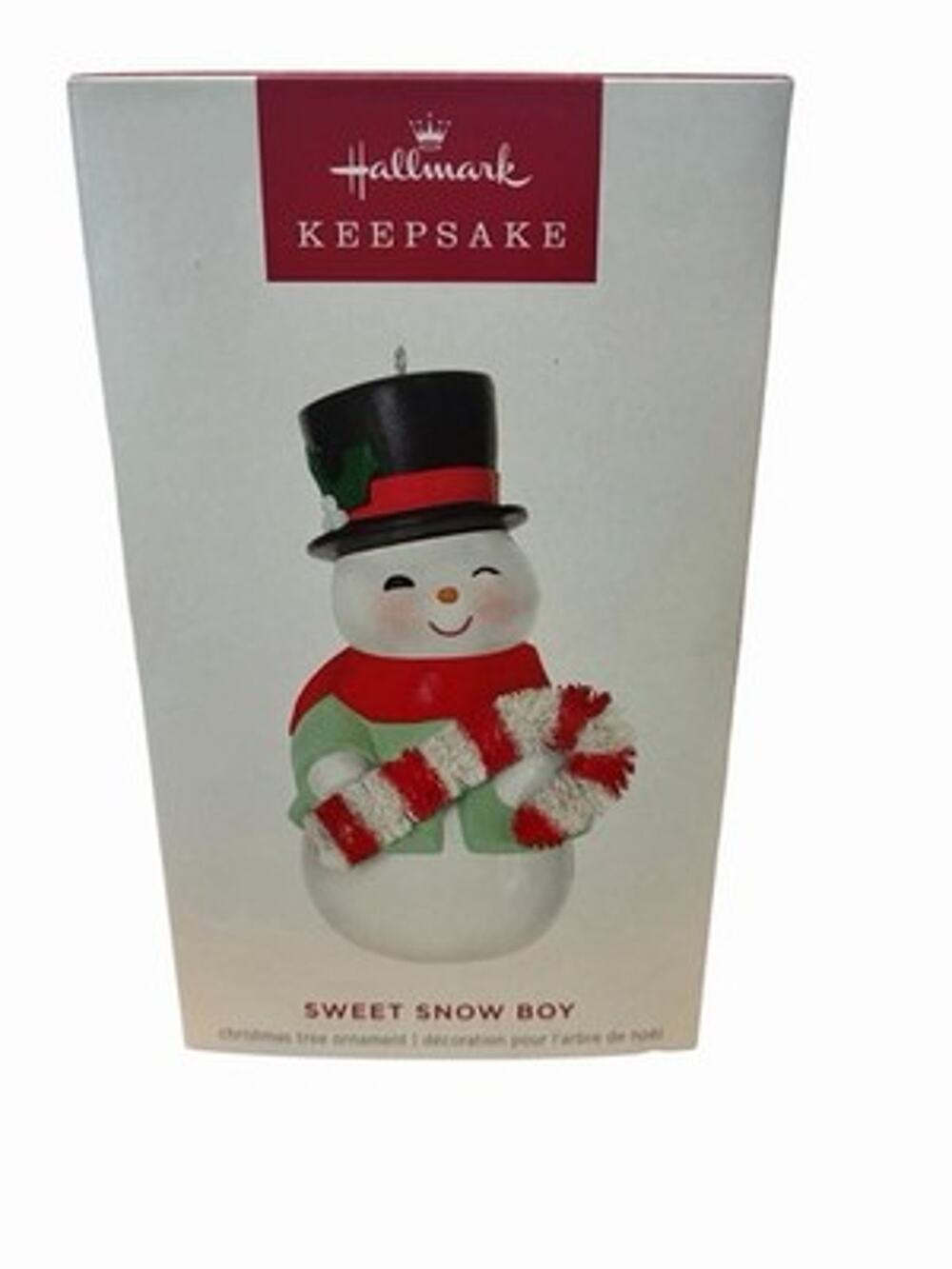 Hallmark Keepsake 2025 Sweet Snow Boy Porcelain Snowman Ornament